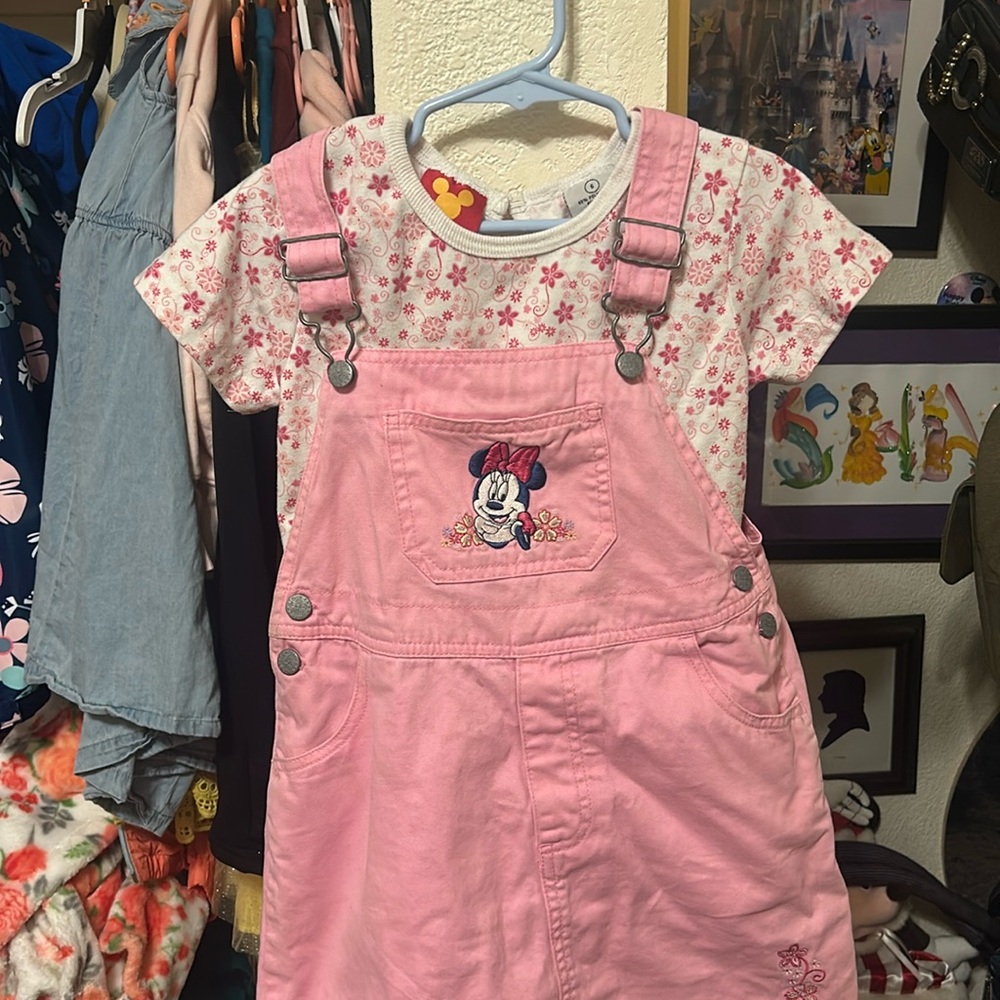 Minnie overalls dress